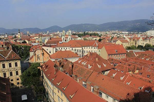 城堡山（Schloßberg）鳥瞰格拉茲(1).jpg