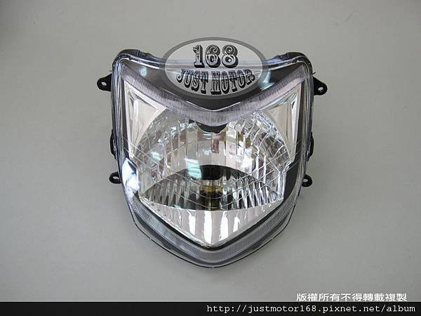 適用YAMAHA山葉機車 勁戰125-大燈組-白