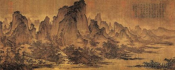 (傳)屈鼎 夏山圖 大都會博物館藏