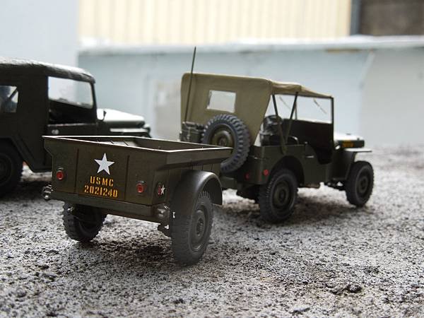 Willys MB Jeep 美國威利吉普車，含拖車( IT