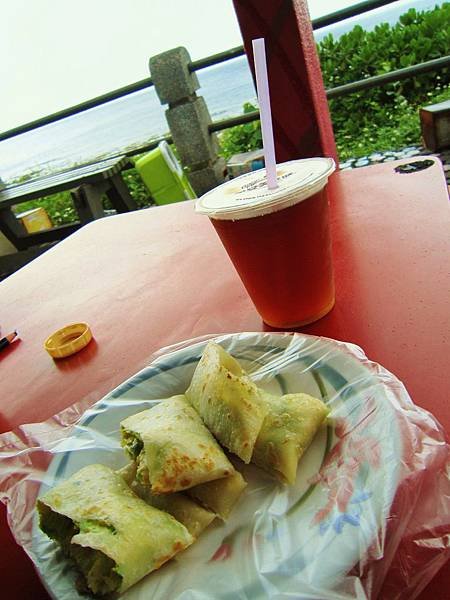 綠島海草蛋餅