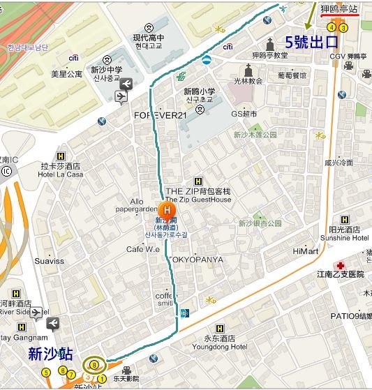 林蔭大道地圖
