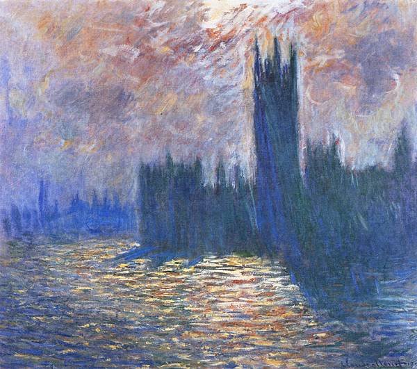 parliament-reflections-on-the-thames-1905