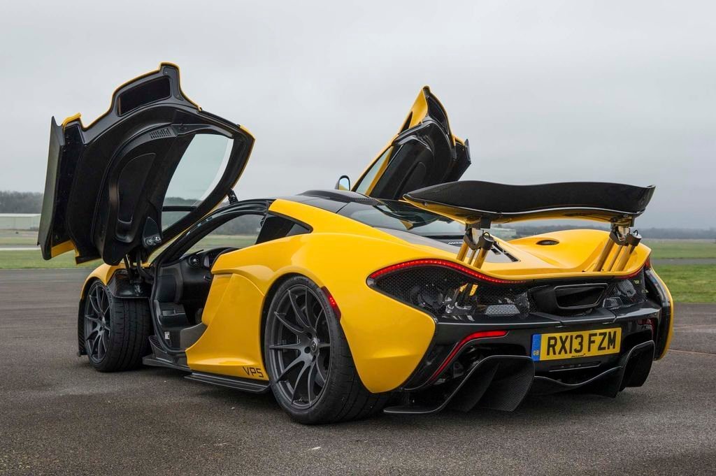 mclaren-p1-yellow-rear-three-quarters