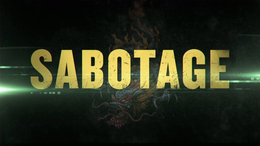 Sabotage-poster