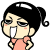 感動叉腰笑