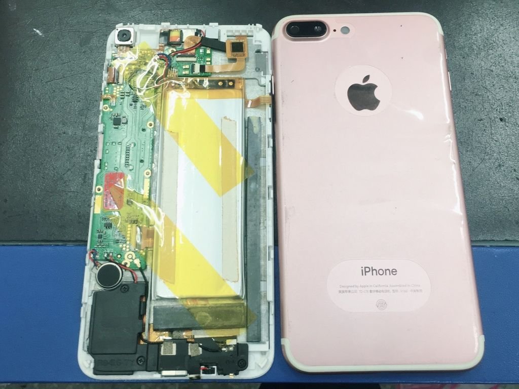 蘋果（假）I phone 7plus故障維修.jpg