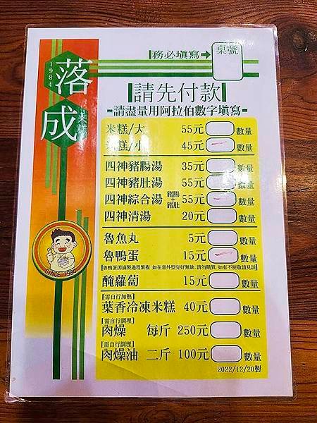 食話館說322：台南美食！落成米糕，米其林必比登推薦，必搭四