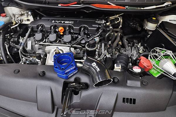 Honda Civic 8 1.8  安裝 KC.TBS x2 &amp; R18矽膠進氣管_04.jpg
