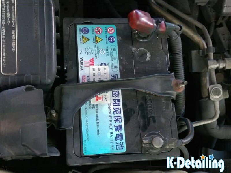 本田ACCORD原來電瓶使用台製湯淺75D23L電瓶