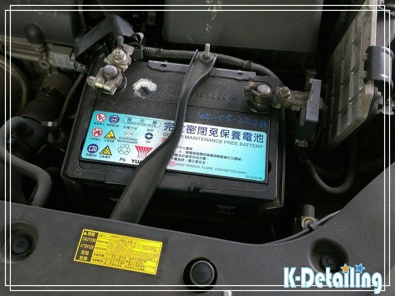 豐田2011年RAV4原來電瓶使用台製湯淺55D23L電瓶.jpg