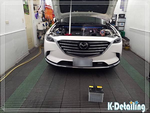 39118 MAZDA馬自達2018年 無i-stop CX9因為電瓶壽命將盡啟動異常前來橘客更換電瓶.jpg