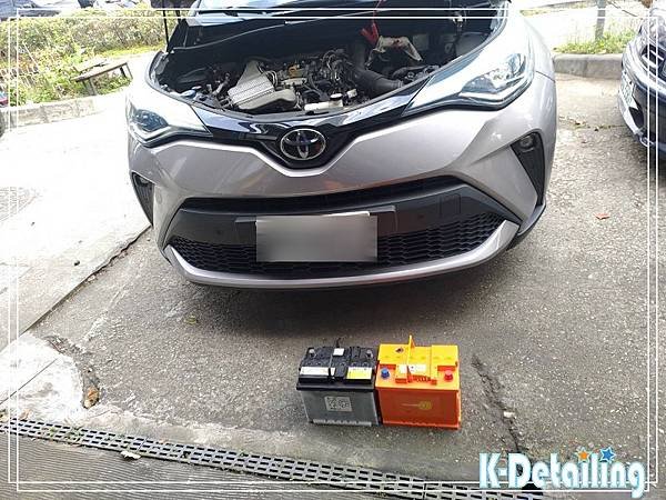 TOYOTA豐田2021年CHR原廠電瓶與Power Zone銀合金電瓶規格照對比較