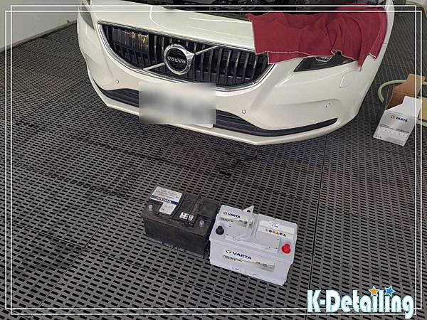 VOLVO 富豪 (2019年~迄今) V40因為原廠電瓶壽命不佳前來橘客更換電瓶