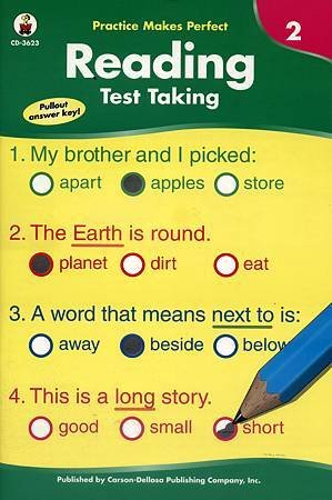 (3) PRACTICE MAKES PERFECT READING TEST TAKING - COVER