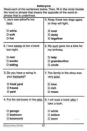 (3) PRACTICE MAKES PERFECT READING TEST TAKING - PAGE 20