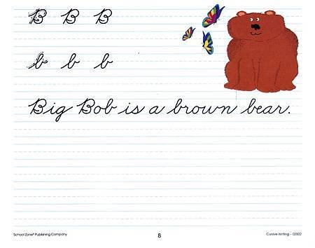 (7) CURSIVE WRITING - PAGE 8