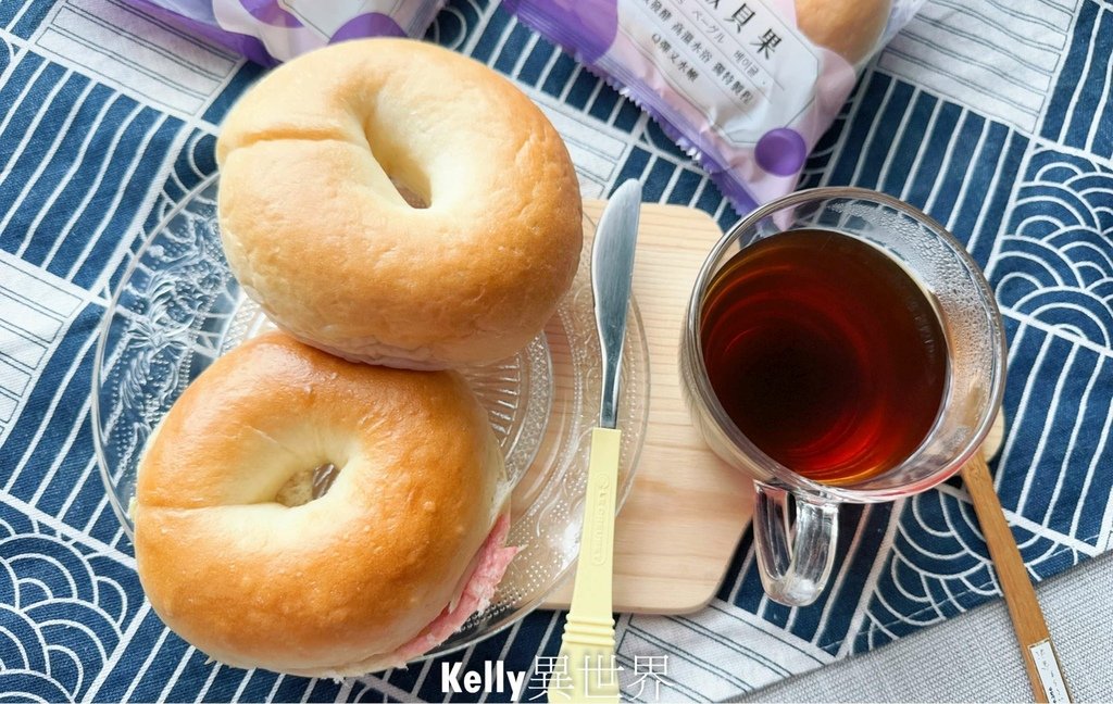 |宅配美食 查理布朗烘焙 原味水嫩貝果搭配抹醬 讓你早餐更美