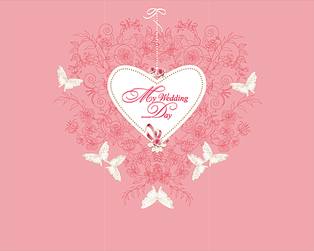 wedding背板圖