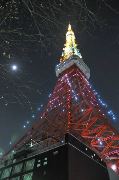 東京鐵塔燈光show