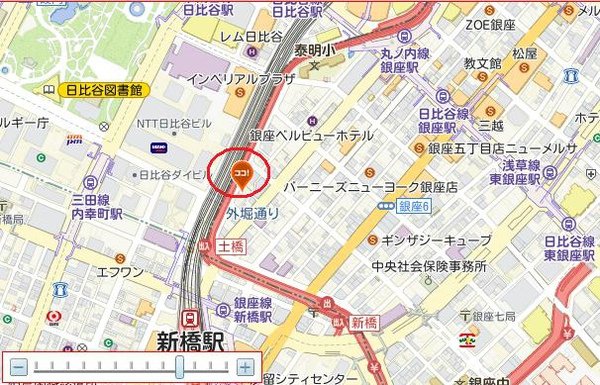 銀座 比内や コリドー店地圖