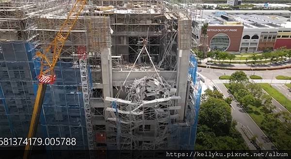 國家強棒鷹架倒塌