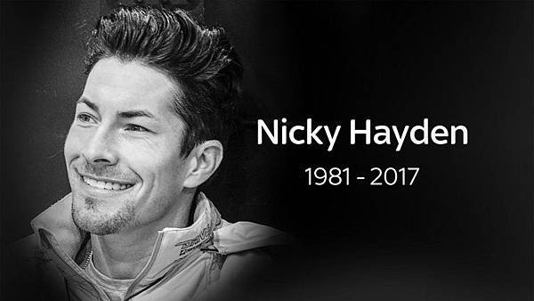 悼念前Moto GP車手-肯塔基小子Nicky Hayden