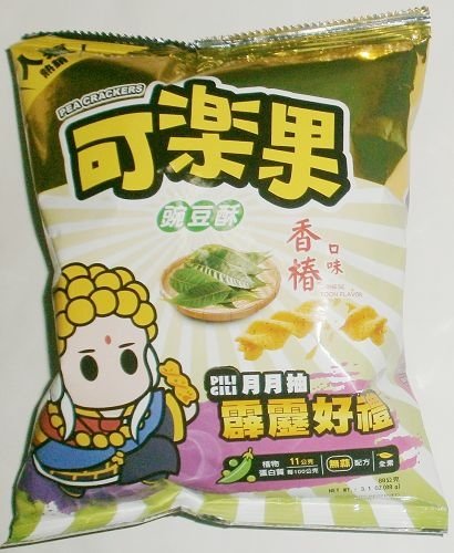 可樂果X霹靂布袋戲 聯名款商品 豌豆酥 香椿口味