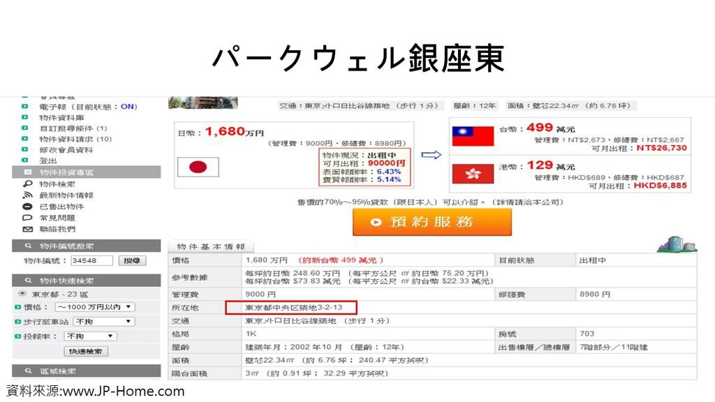 日本房屋資料
