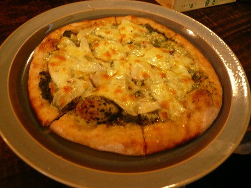 羅勒鮑菇pizza