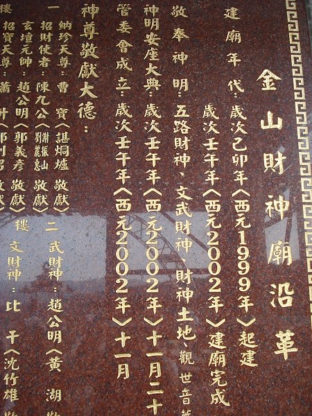 金山財神爺廟