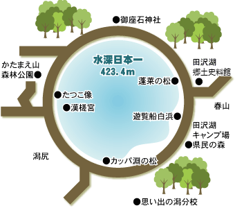 田澤湖MAP