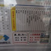 公車站牌都有詳細的時間表