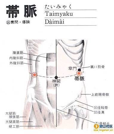 帶脈穴