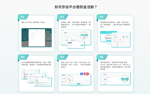 AD POST網紅行銷專案管理平台｜KOL/部落客的執行業配