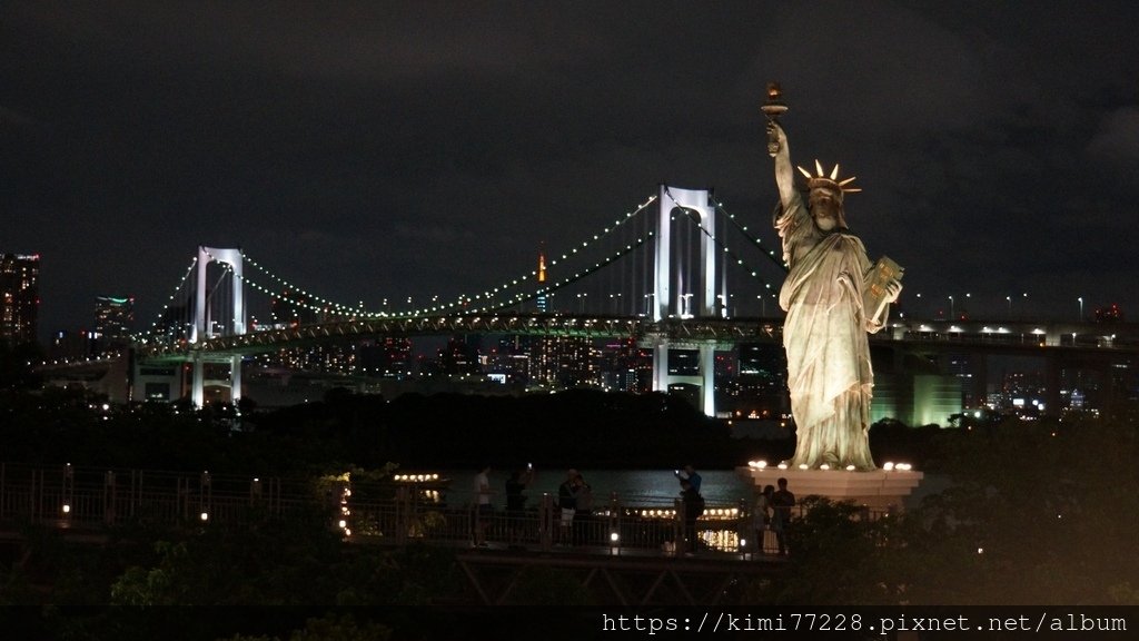 東京 - 台場 彩虹大橋 %26; 自由の女神像