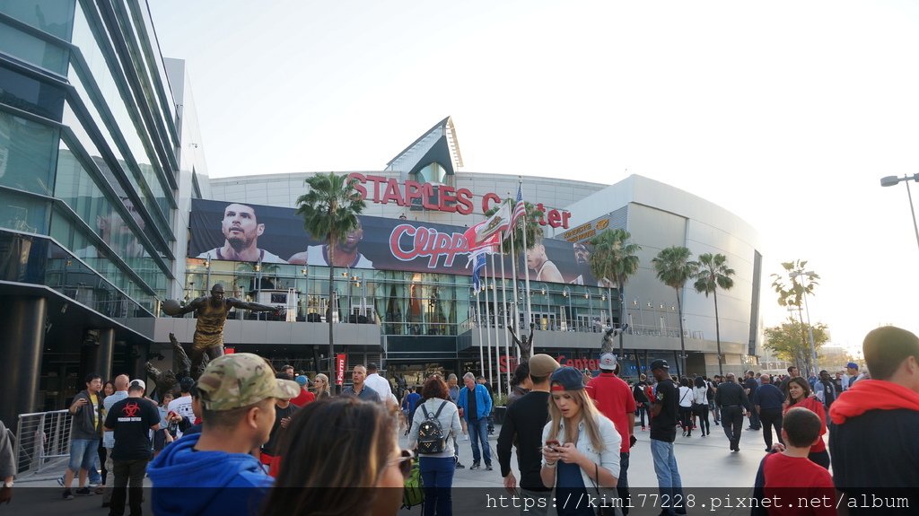 Outside of Staples Center