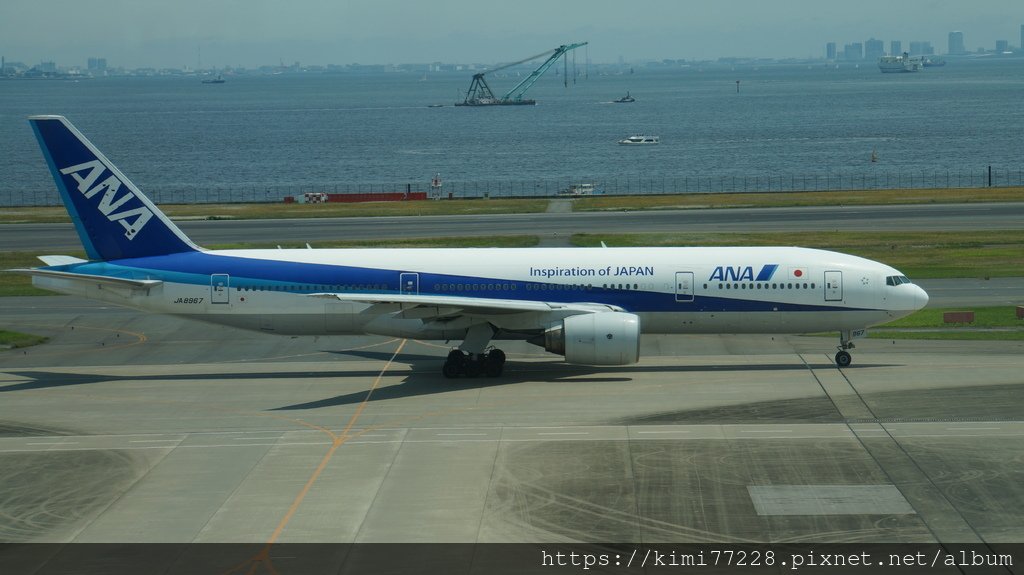 【羽田HND】拍飛機@羽田機場第二航廈觀景台。全日空(ANA