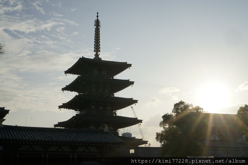大阪-四天王寺（五重塔）