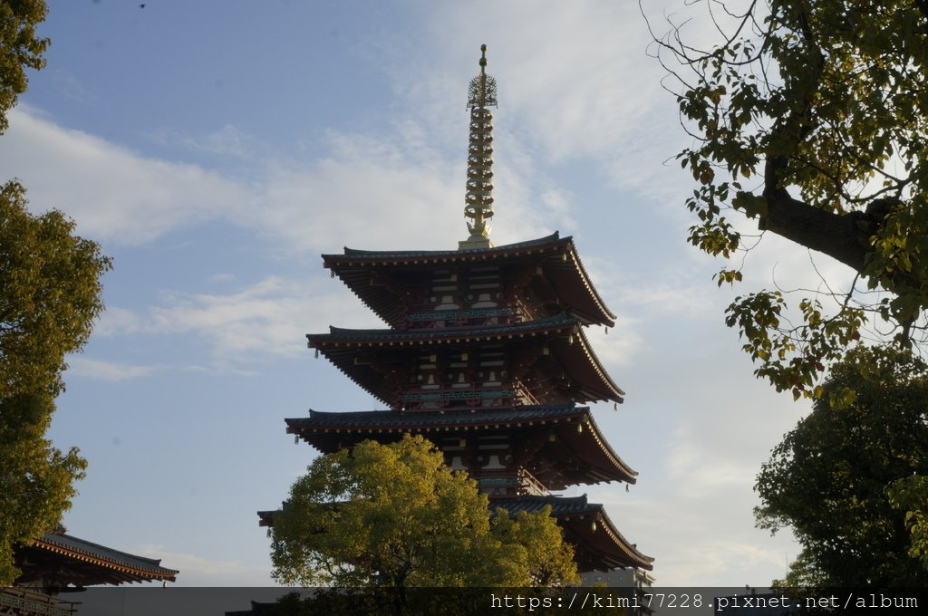 大阪-四天王寺（五重塔）