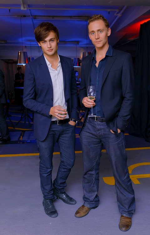 Douglas Booth and Tom Hiddleston