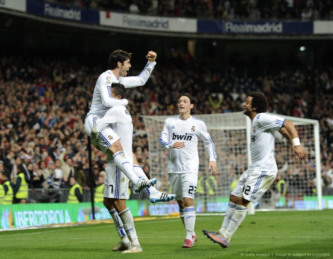 Real Madrid CF vs Villarreal CF on January 9, 2011