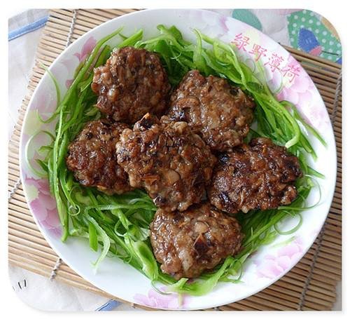 香菇肉饼