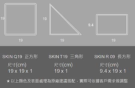 SKIN系列形狀