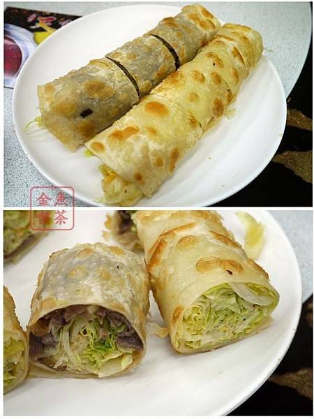 同鄉山西刀削麵 牛肉捲餅跟蔬菜捲餅