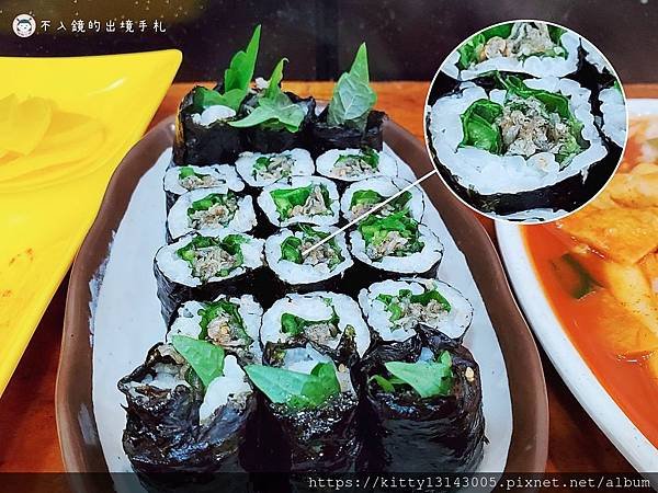 韓國美食-全州美食-益山海苔飯捲