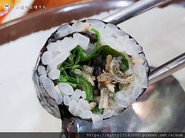 韓國美食-全州美食-益山海苔飯捲