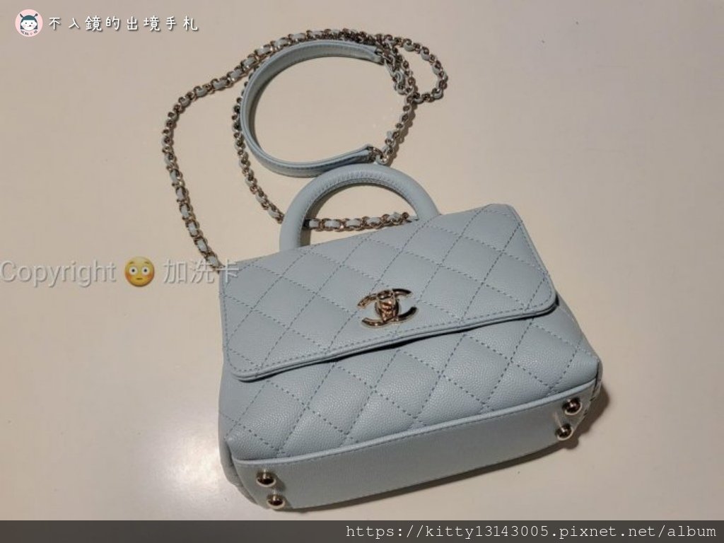 Chanel Coco handle mini霧霾藍 實揹與容量Chanel Coco handle mini霧霾藍 實揹與容量batch_chSG3plh.jpg