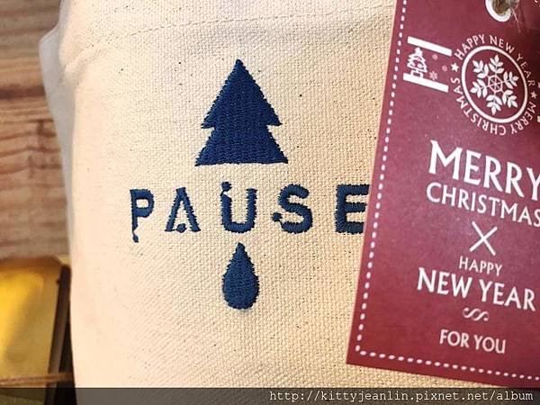 PAUSE  coffee 暫停工作室-耶誕禮盒-刺繡包