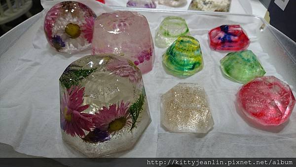 手作-乾燥花透明蠟燭